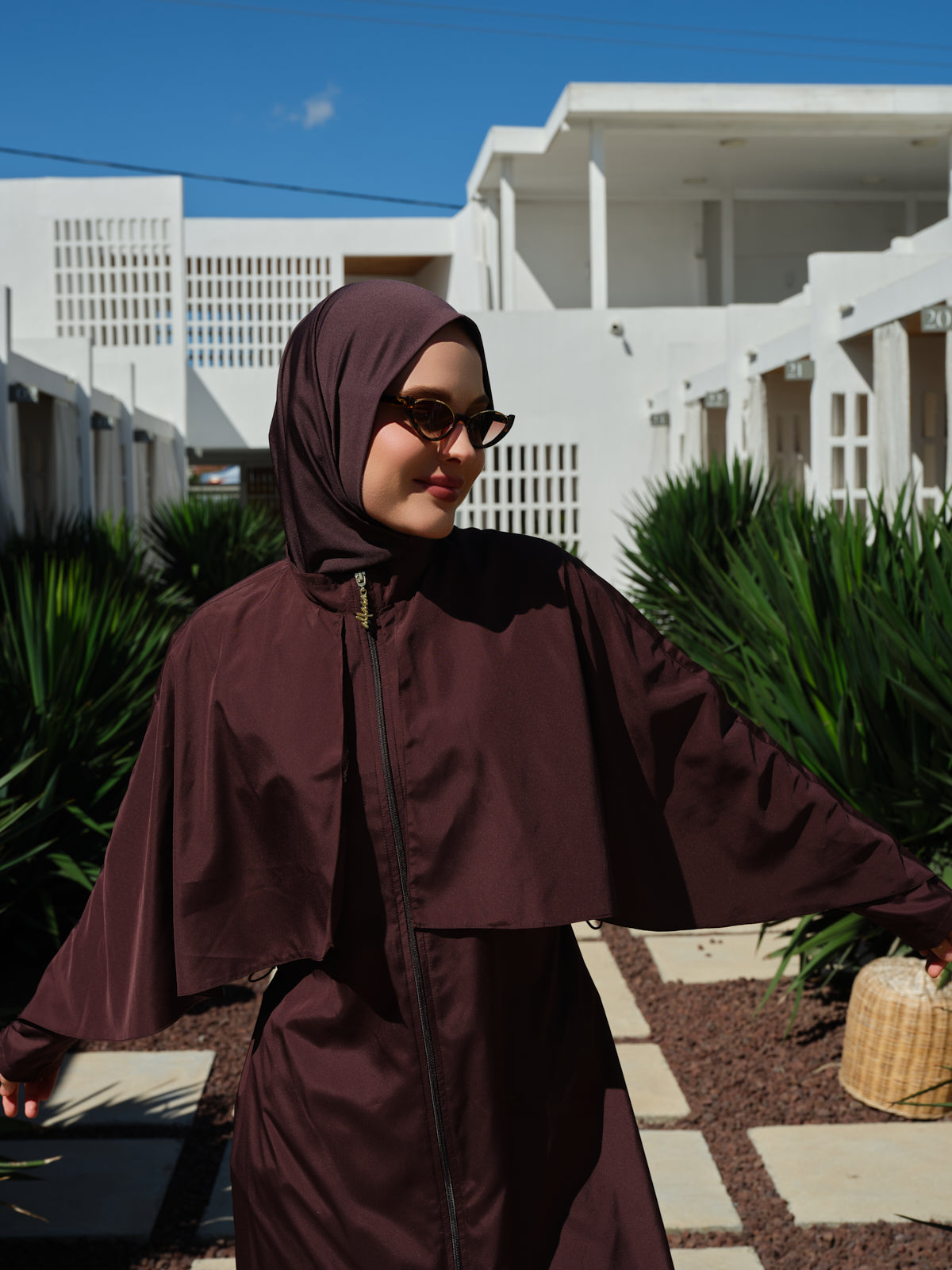 Luna Cape Style Swim Set – Elegant Coverage Heba Boutique