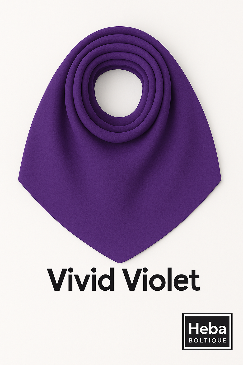 Plain Chiffon Crepe Hijab – 200×70 cm