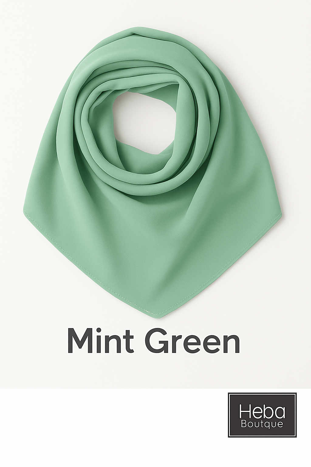 Plain Chiffon Crepe Hijab – 200×70 cm