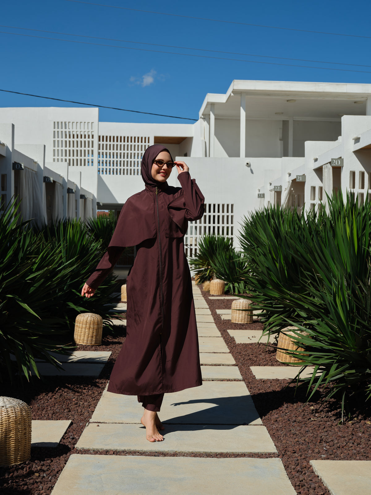 Luna Cape Style Swim Set – Elegant Coverage Heba Boutique