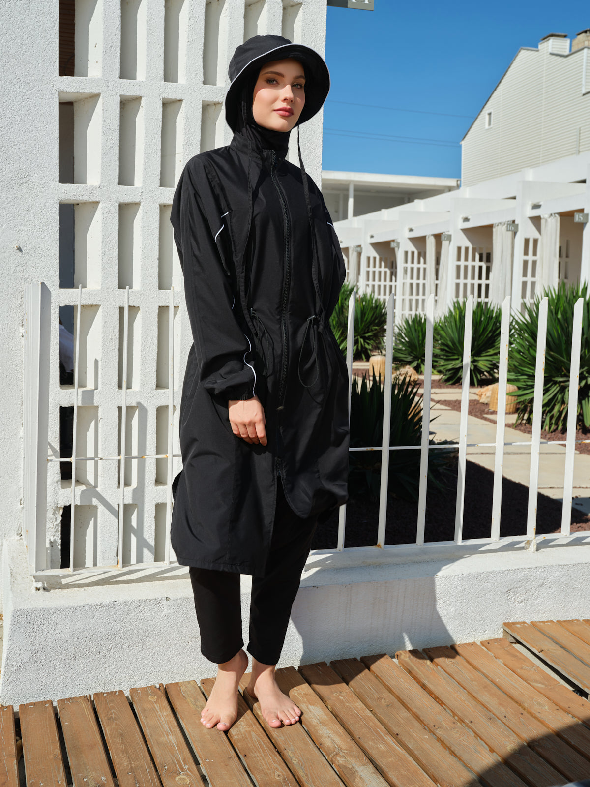 Elegant Modest Swim Set – Cape Style (Full Coverage) Heba Boutique