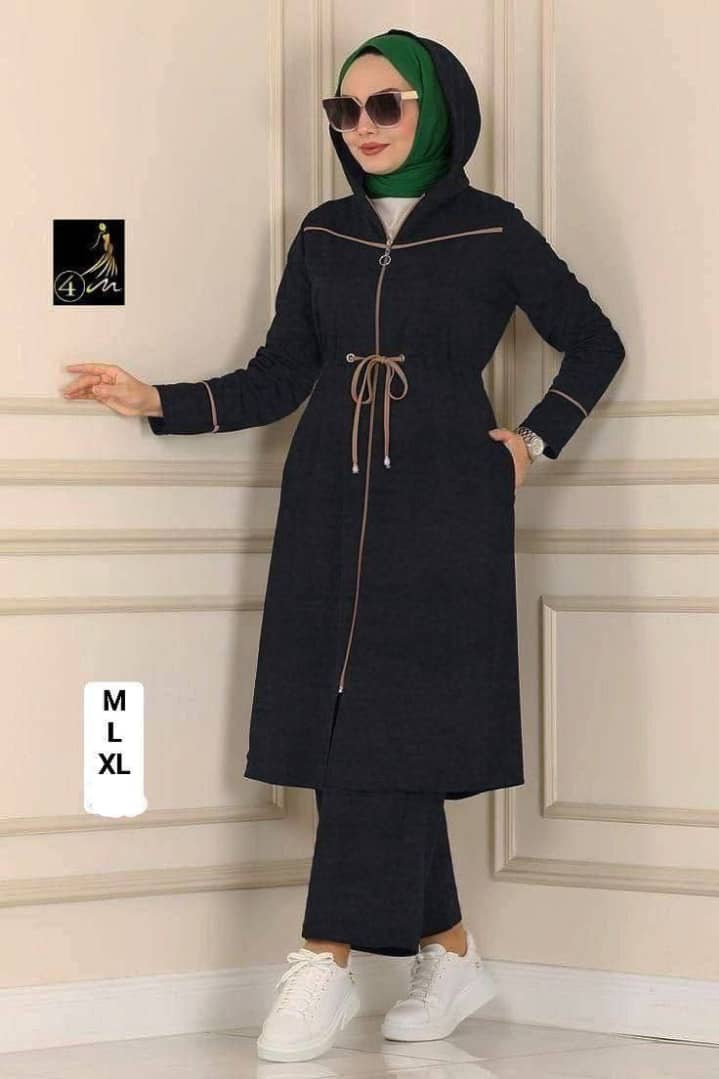 Two-Piece Turkish Cotton Set – Stylish & Modest Heba Boutique