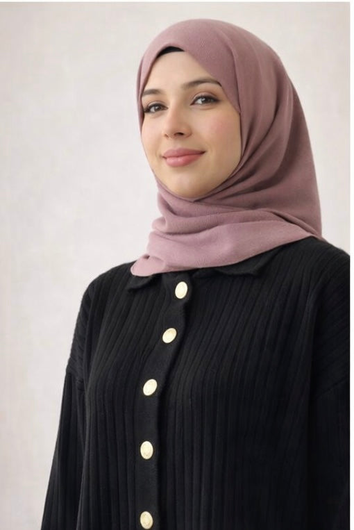 Ribbed Knit Modest Two-Piece Set – Free Size Heba Boutique