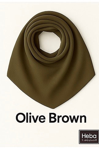 Plain Chiffon Crepe Hijab – 200×70 cm