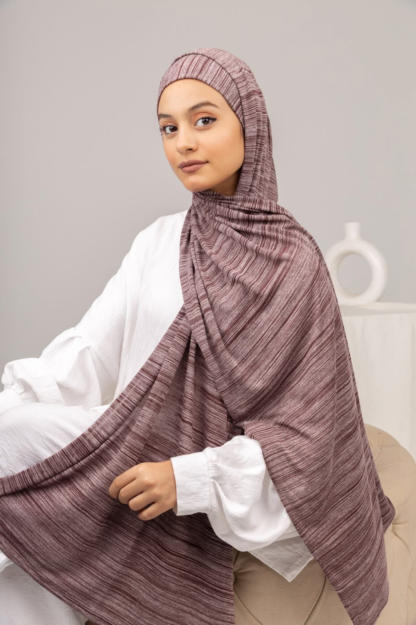 Soft Chanel Hijab with Underscarf – Le Voile Heba Boutique