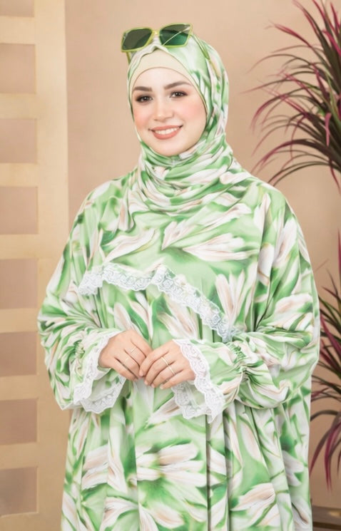 Floral Modest Isdal – Soft & Elegant Heba Boutique