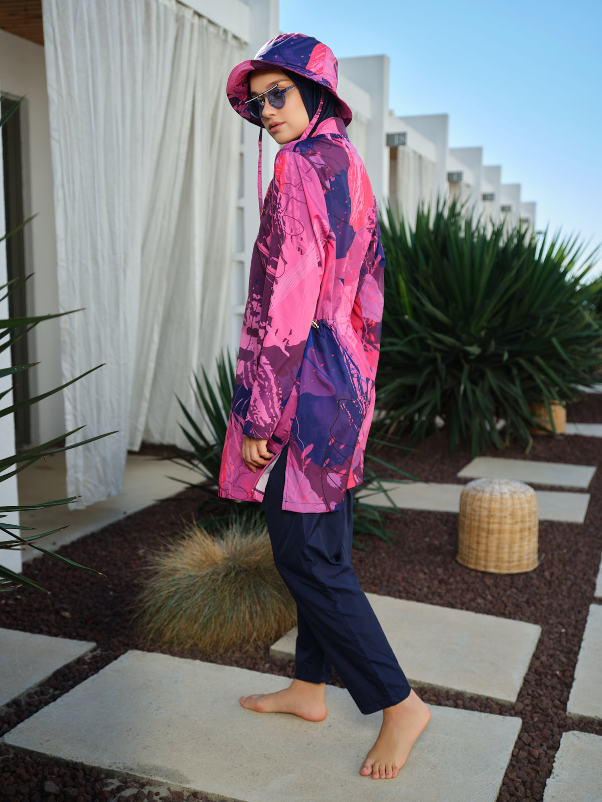 Elina Luxe Swim Set with Matching Cap Heba Boutique