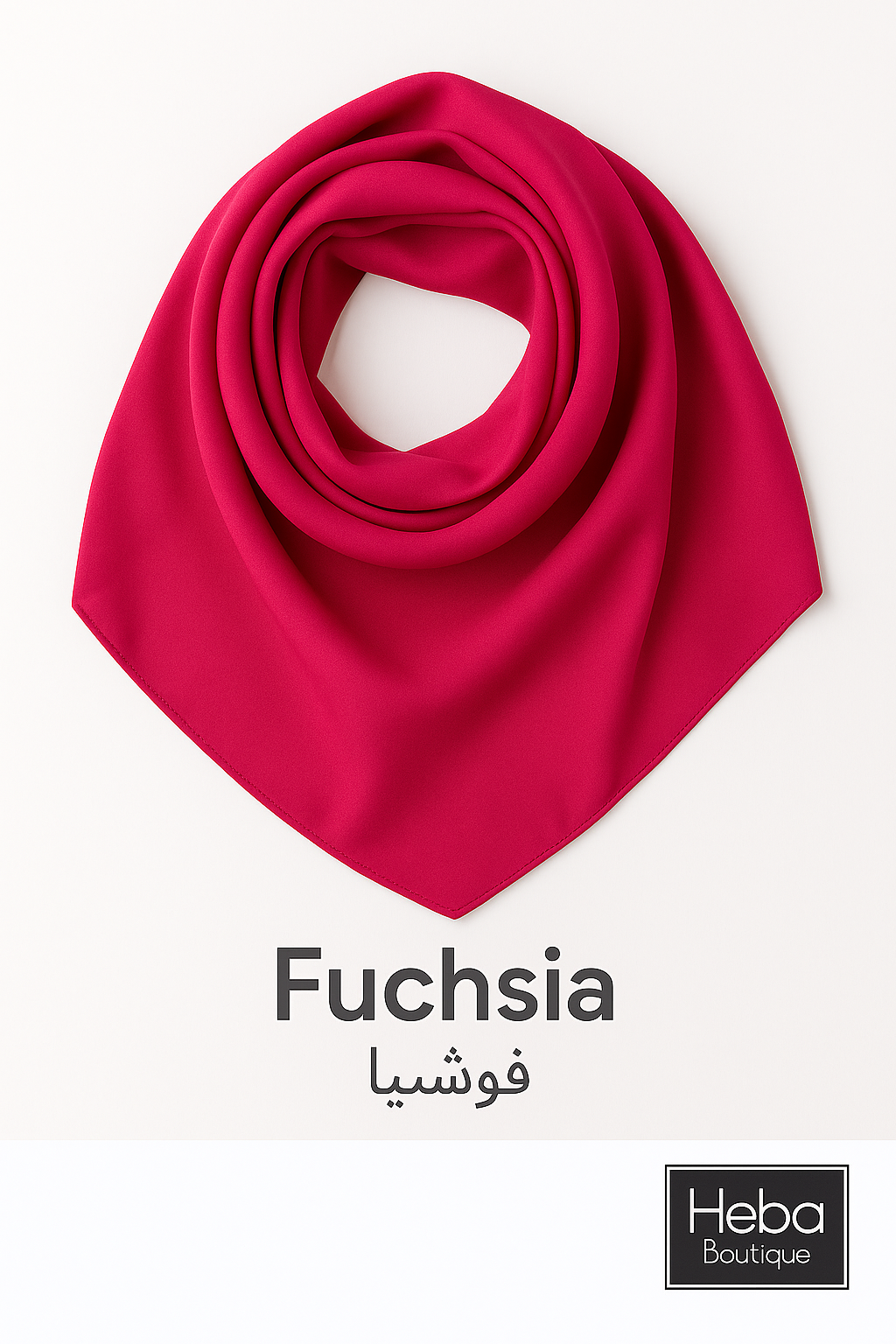 Plain Chiffon Crepe Hijab – 200×70 cm