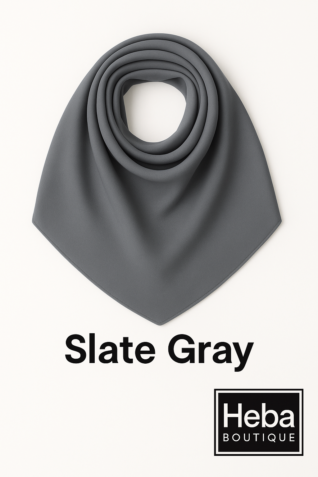 Plain Chiffon Crepe Hijab – 200×70 cm