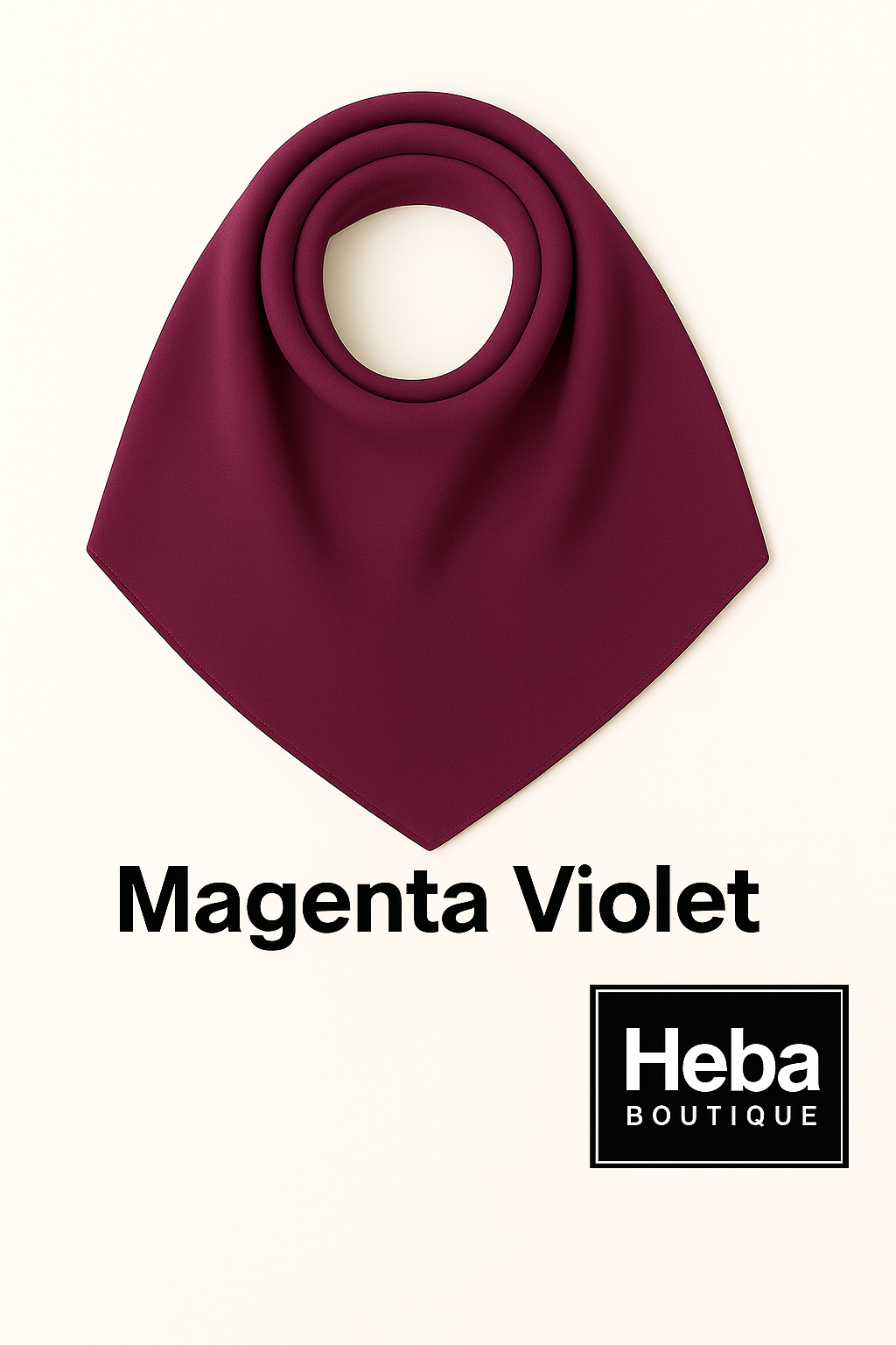 Plain Chiffon Crepe Hijab – 200×70 cm