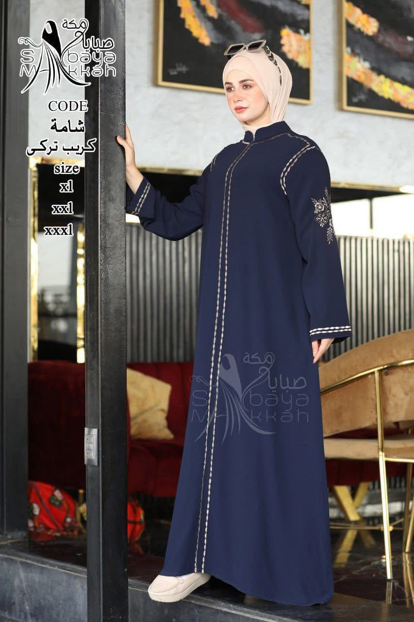 Abaya – Plus Size Modest Dress | Crepe Fabric Heba Boutique