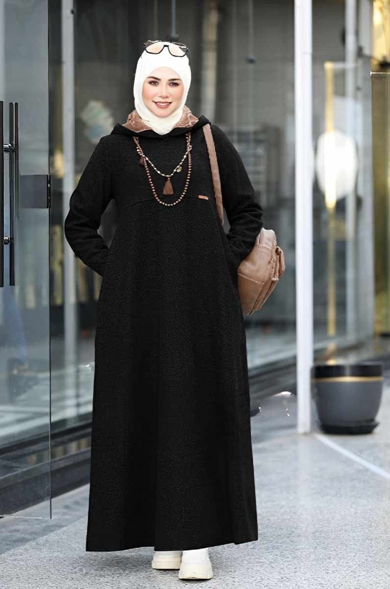 Soft Wool Winter Dress – Modest & Elegant Design
