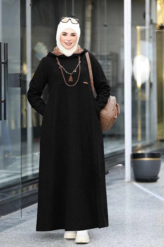 Soft Wool Winter Dress – Modest & Elegant Design