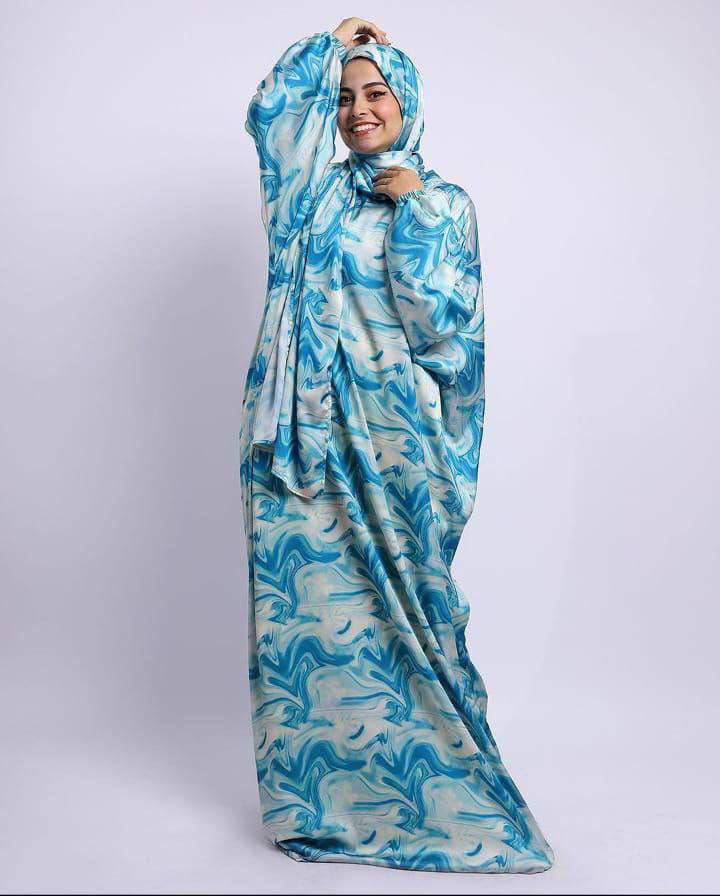 Satin Free Size Isdal – Perfect for Ramadan