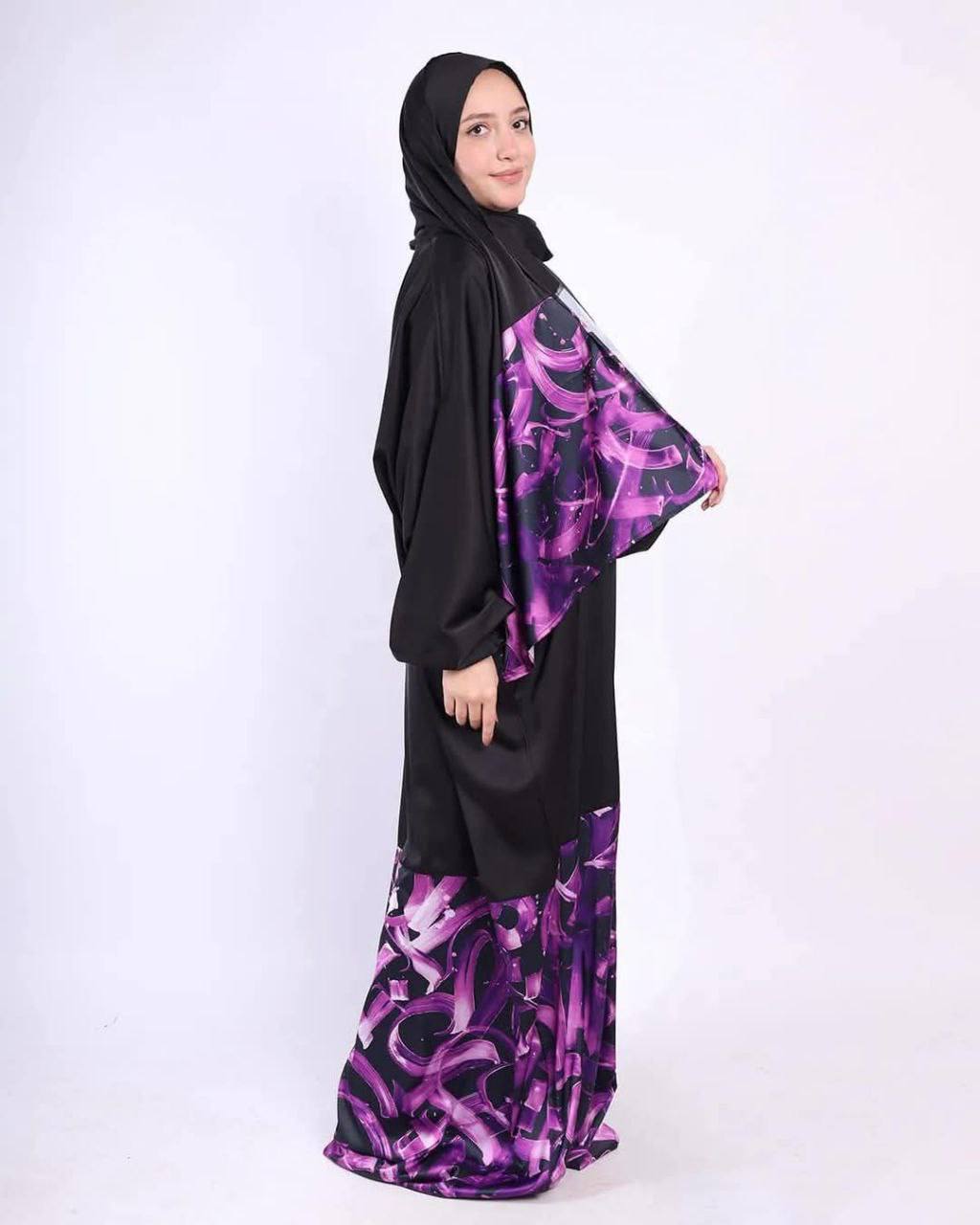 Satin Free Size Isdal – Perfect for Ramadan