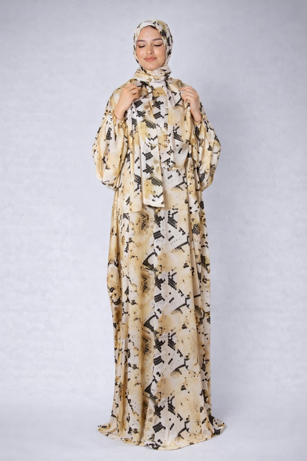 Satin Free Size Isdal – Perfect for Ramadan