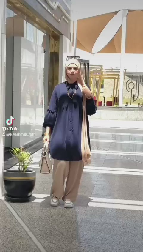 Tunique élégante avec nœud